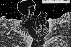 With Luna on the moon